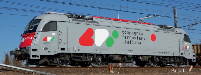 Electric locomotive class 190 322 of CFI<br /><a href='images/pictures/Roco/72301.jpg' target='_blank'>Full size image</a>